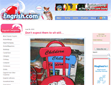 Tablet Screenshot of engrish.com